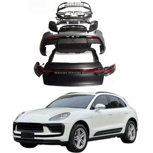 High Quality Front Rear Bumper Diffuser Rear Trunk Lid Upgrade 2023 Body Kit For Porsche Macan 14-21 95B.1 95B.2