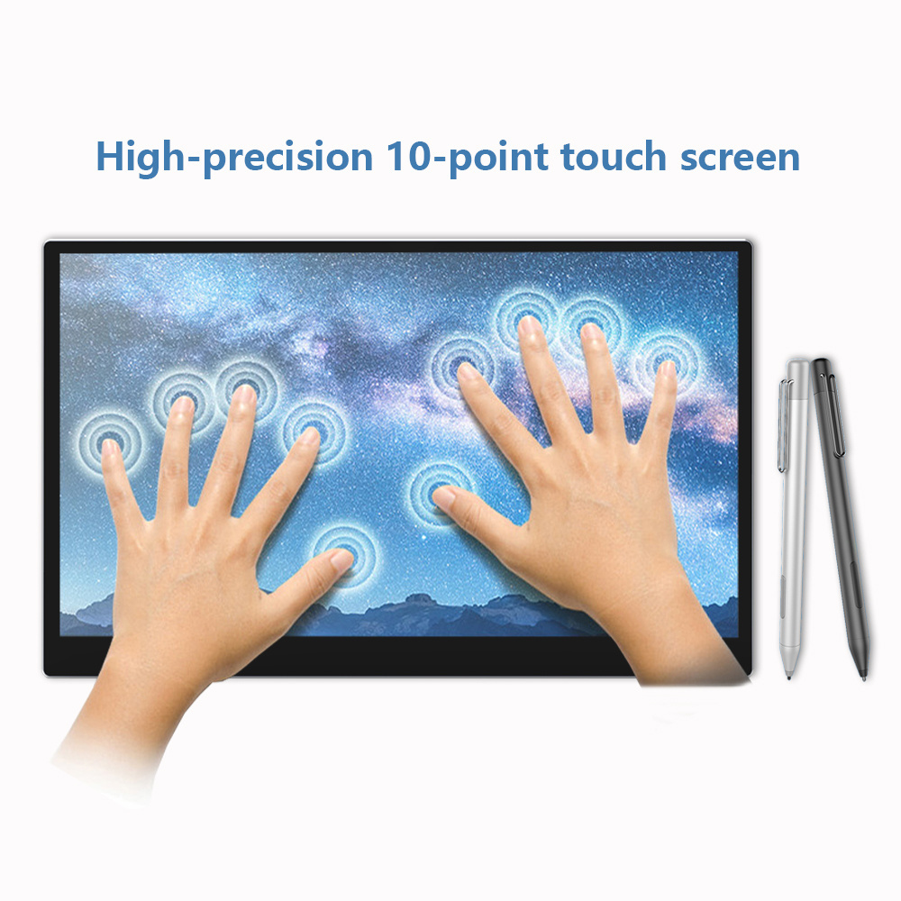 Digital Drawing Tablet with Touch Screen, 13.3 Inch Graphics Monitor ...