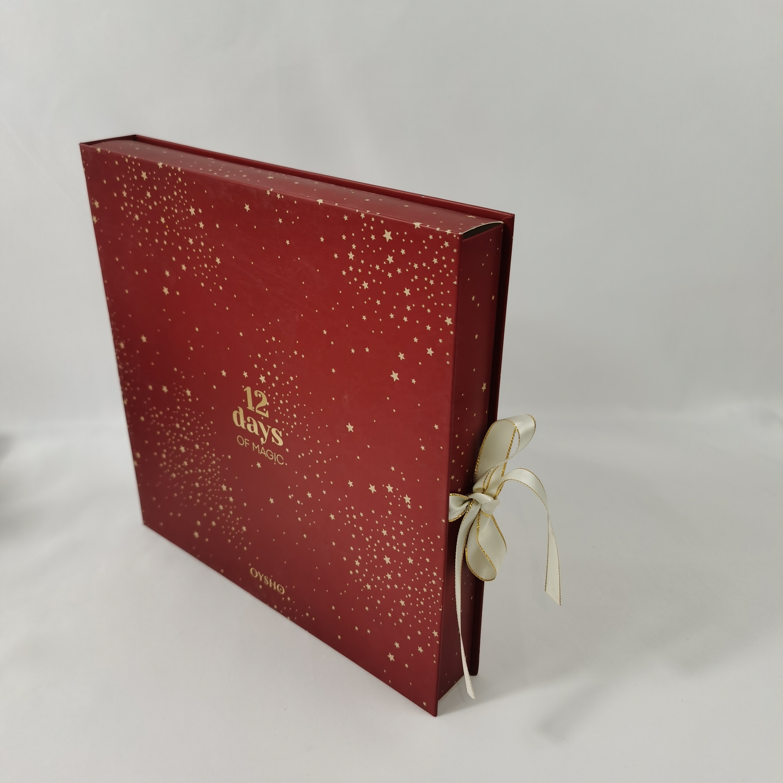 Custom Chocolate Advent Calendar Empty Luxury Cardboard Paper Gift Cosmetic Packaging Countdown Christmas Advent Calendar Box