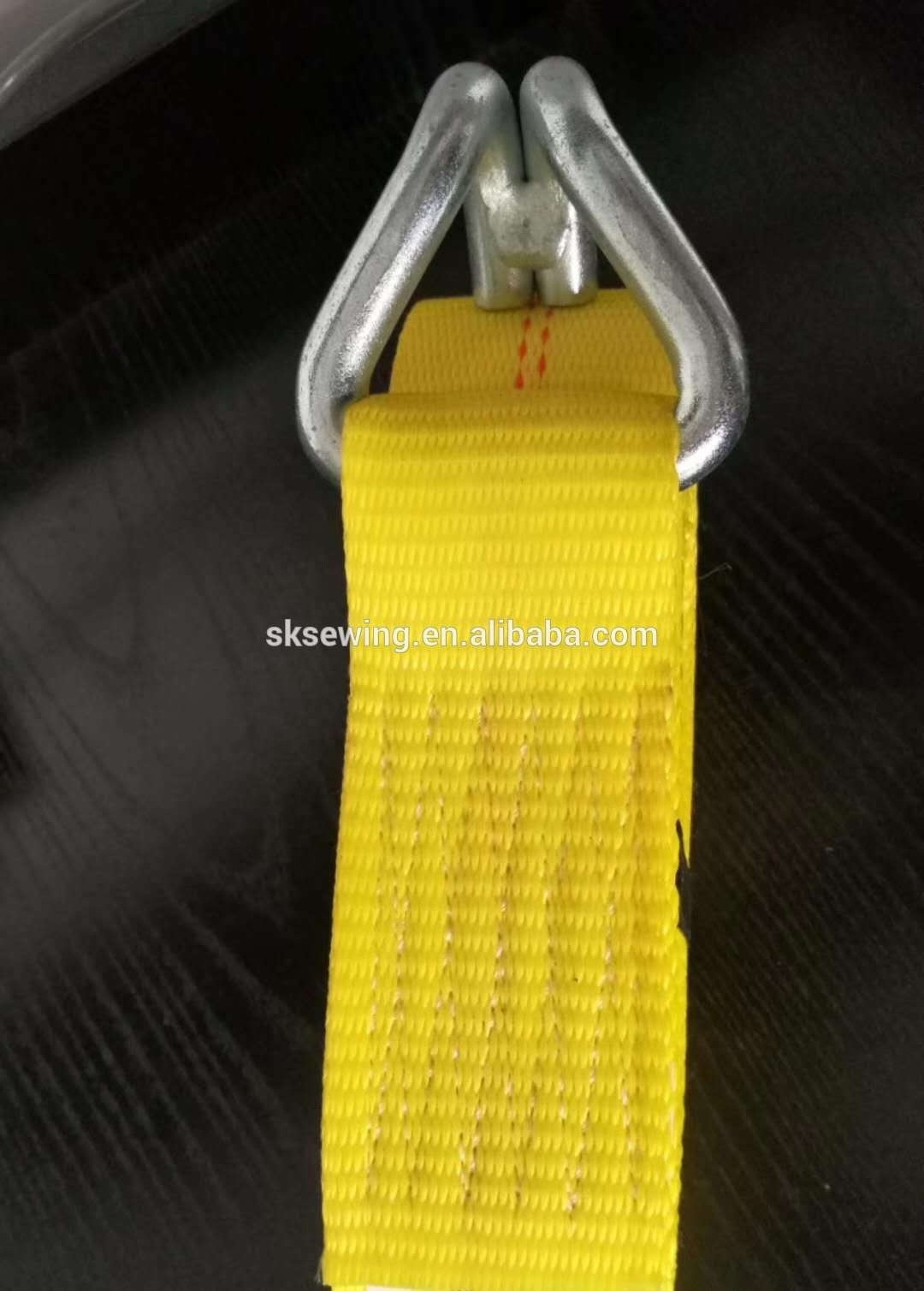 thick duty safety dog leash belts rope harness sling webbing pattern industrial sewing machine