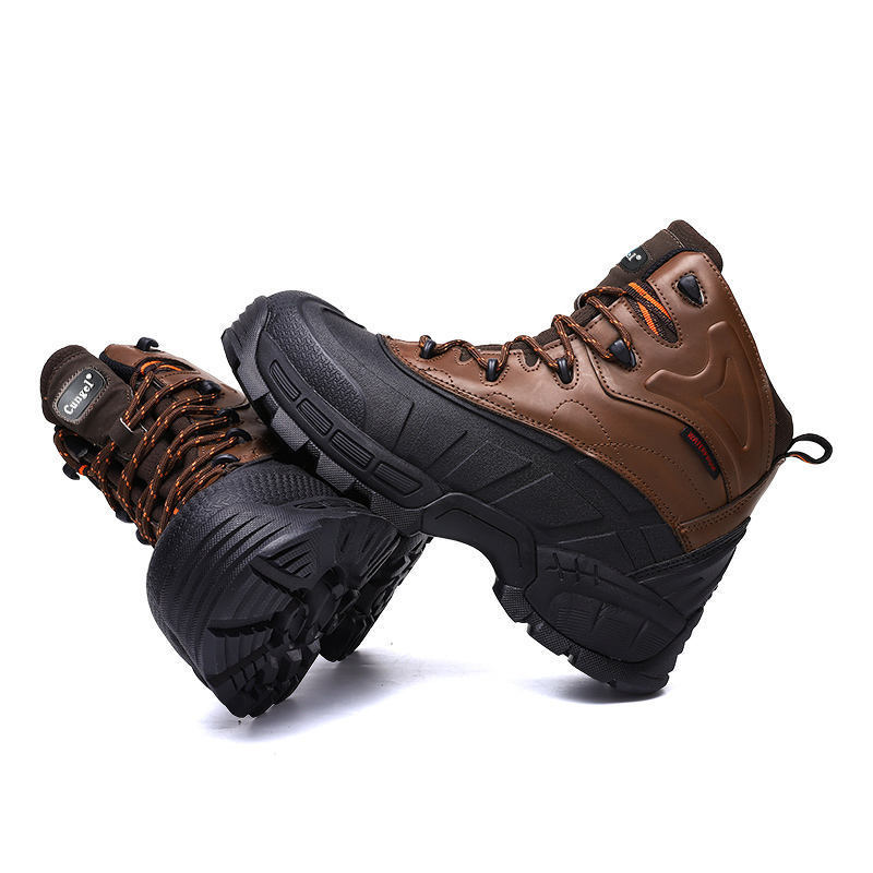 Shangkun OEM Custom Steel Toe Insert Safety Boots Waterproof Construction Work Boots Safety Boots