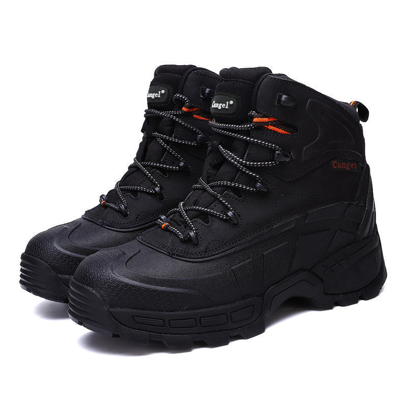 Shangkun OEM Custom Steel Toe Insert Safety Boots Waterproof Construction Work Boots Safety Boots