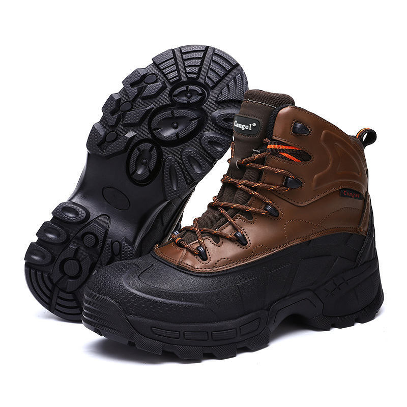 Shangkun OEM Custom Steel Toe Insert Safety Boots Waterproof Construction Work Boots Safety Boots