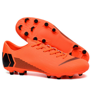 Cross-border Football Shoes Comfortable Running Spikes Lace-up Football Boots Indoor Comfort Soccer Shoes