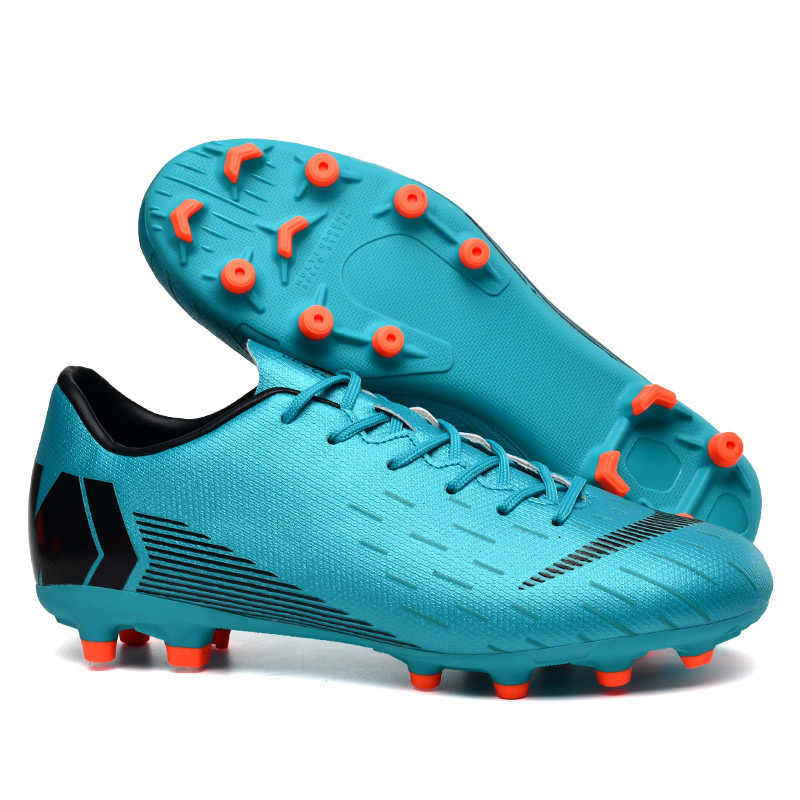 Cross-border Football Shoes Comfortable Running Spikes Lace-up Football Boots Indoor Comfort Soccer Shoes