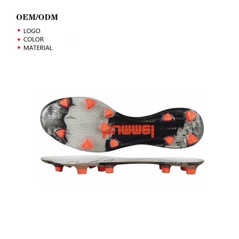 New Design Two-tone Tpu Football Sole High Quality Material Unisex Indoor Outdoor Football Training Shoe Outsole