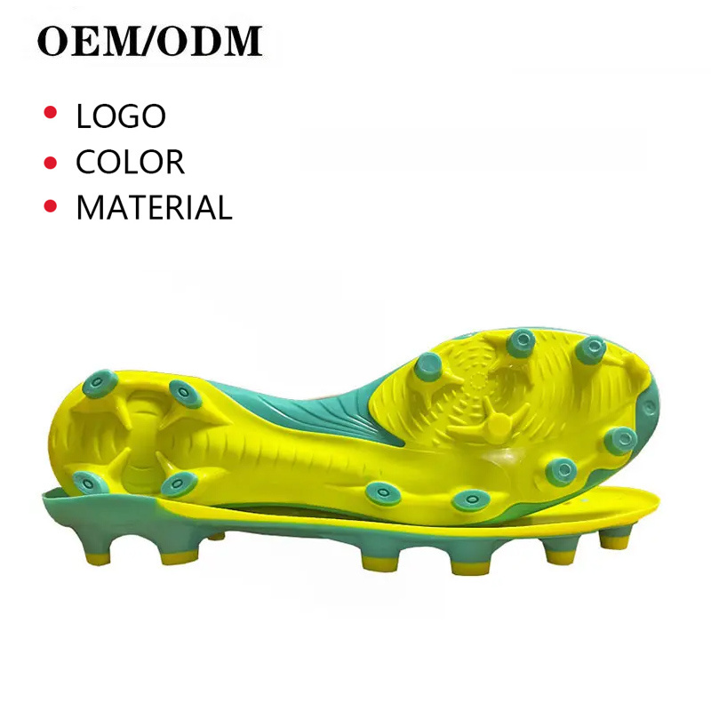 Manufacturer New Spiked Tpu Men's Lightweight Football Out Sole Comfortable Non-slip Wear-resistant Soccer Shoe Sole