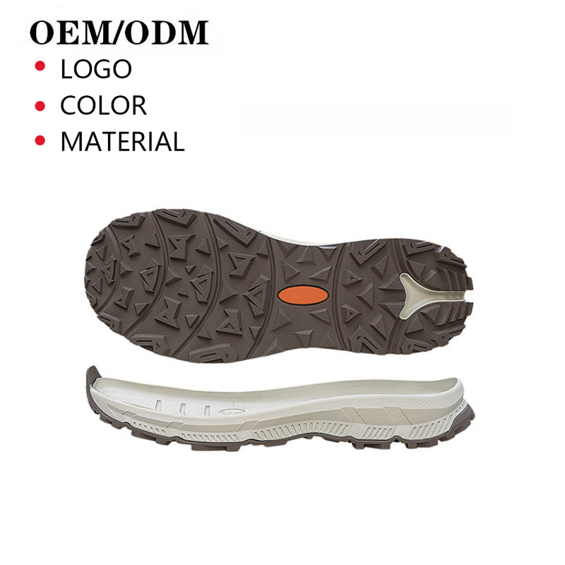 High Quality Outdoor Rubber Eva Shoe Sole Double-layer Height Increase Hard-wearing Sneaker Soles