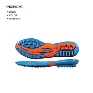 New Design Two-tone Tpu Football Sole High Quality Material Unisex Indoor Outdoor Football Training Shoe Outsole