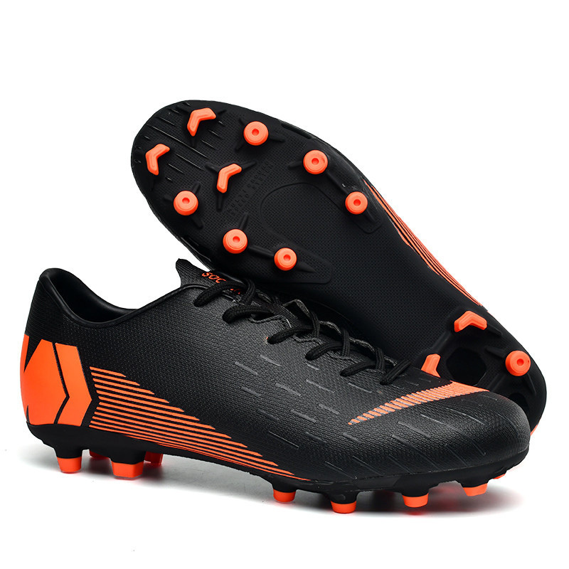 Cross-border Football Shoes Comfortable Running Spikes Lace-up Football Boots Indoor Comfort Soccer Shoes