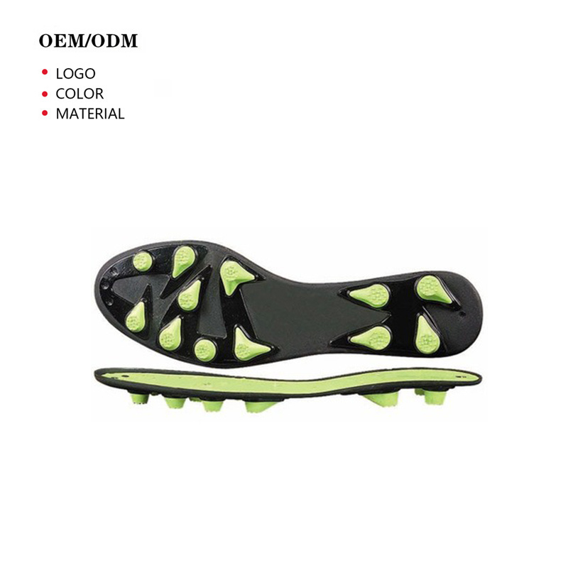 New Design Two-tone Tpu Football Sole High Quality Material Unisex Indoor Outdoor Football Training Shoe Outsole