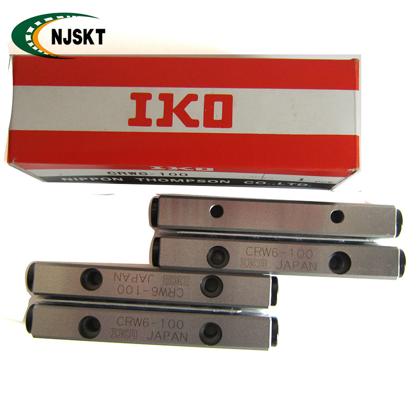 Low starting force IKO crossed roller slide way CRW2-75 cross roller linear guide rail