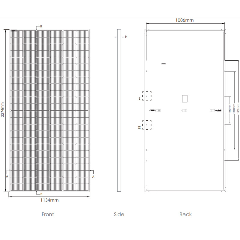 Jinko stock solar panel 530W 540W 550W 560W jinko 600 watt solar panel jinko paneles solares portatiles