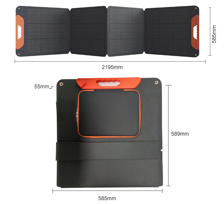 Sunway 200w mono solar panel portable waterproof 18v foldable outdoor 100 watt folding solar panel