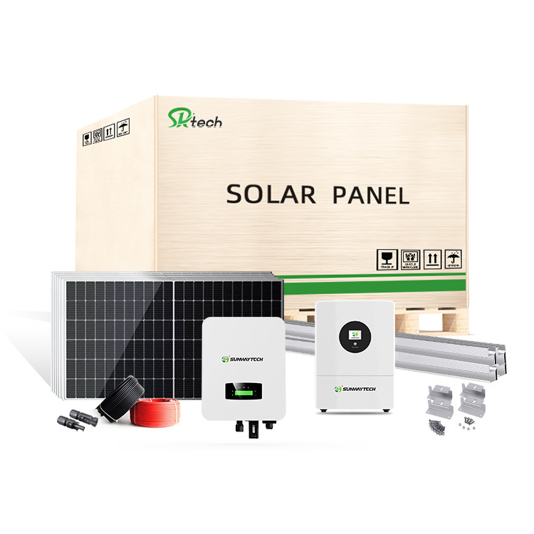 Home solar system kits  6kw 6000Watt 6000w Hybrid solar system solutions