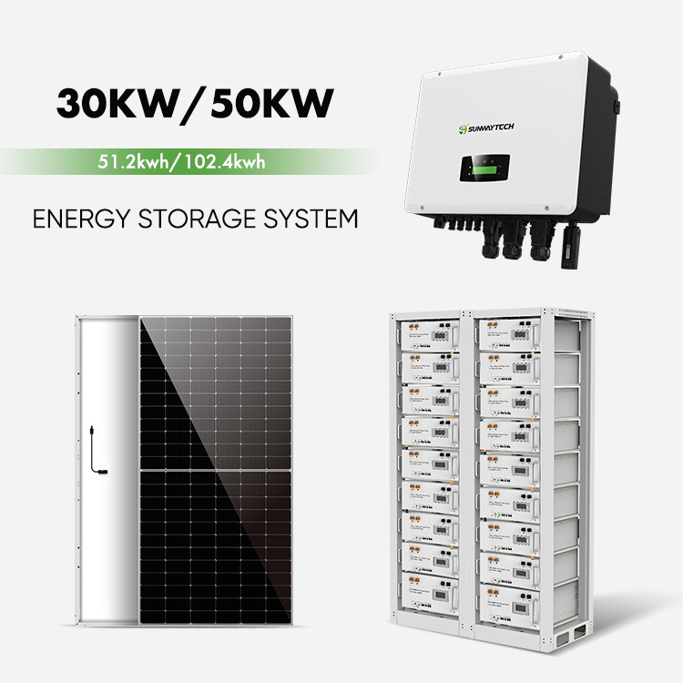 high capacity 30Kw 50000 watss House Power Solar Inverter Hybrid system solar battery pack