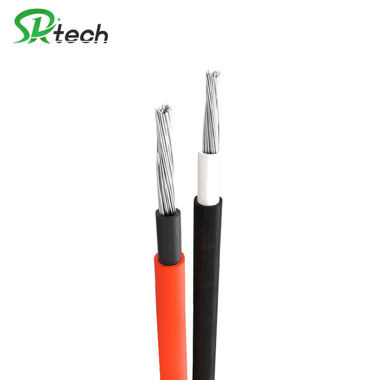 Solar Cable 4mm2 / 6mm2 / 10mm2 / 16mm2 / 25mm2 Power System Wires Red Black DC Wire 600/1000V