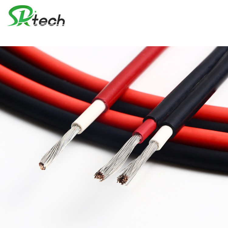 Solar Cable 4mm2 / 6mm2 / 10mm2 / 16mm2 / 25mm2 Power System Wires Red Black DC Wire 600/1000V