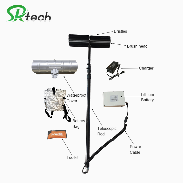 Newest cleaning robot for solar panel cleaning system trade solar panel cleaning robot for sale