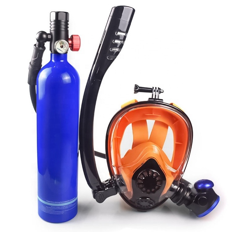 SKTIC Factory Price Small Diving Oxygen Gas Tank 0.5-1L Scuba Oxygenation Tank For Diving Cylinder Mask