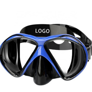 Custom Logo Snorkeling Diving Goggles Anti-Ultraviolet Underwater Silicone Diving Mask Unisex Scuba Dive Mask