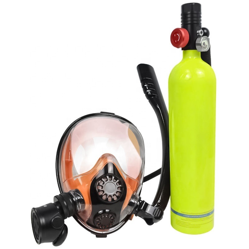 SKTIC Factory Price Small Diving Oxygen Gas Tank 0.5-1L Scuba Oxygenation Tank For Diving Cylinder Mask