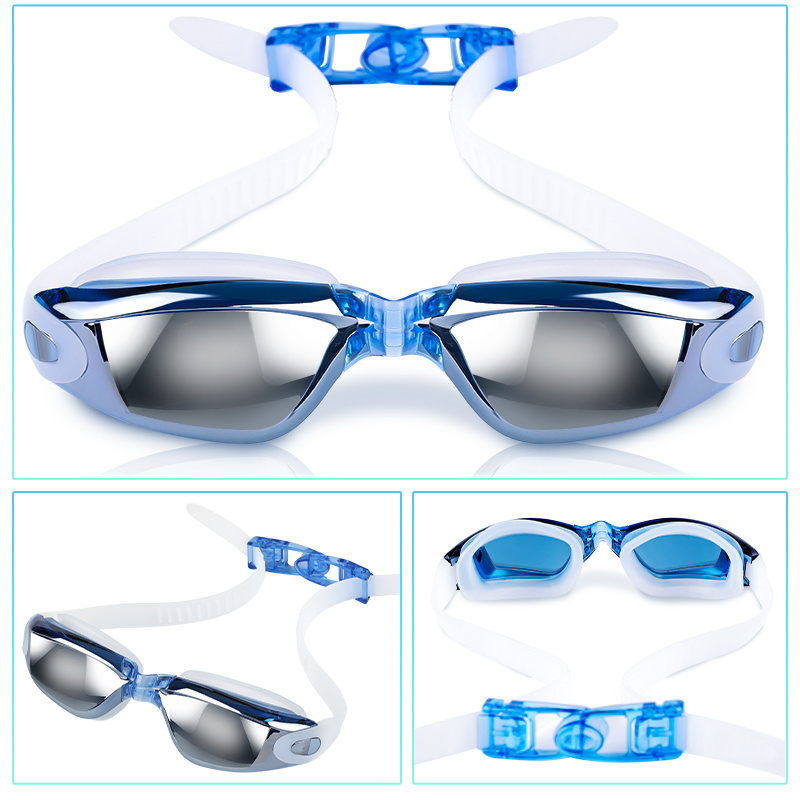 SKTIC Personalized Swim Goggles Comfortable Wearing Waterproof Swimming Goggle Bulk Wholesale With Box Case