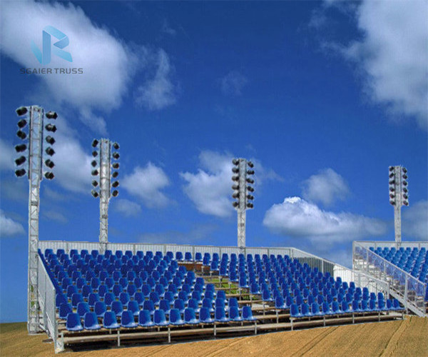 Outdoor event gym bleachers retractable folding stadium bleacher seats chairs