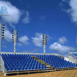 Outdoor event gym bleachers retractable folding stadium bleacher seats chairs