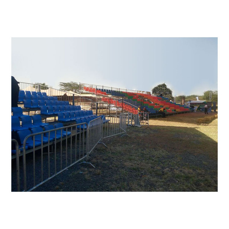 Fast build stadium arena  steel retractable bleacher for stadium grandstand seating