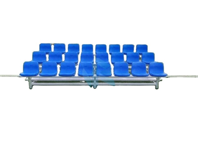 Soccer filed  bleachers, portable indoor bleachers seat  bench  for sale