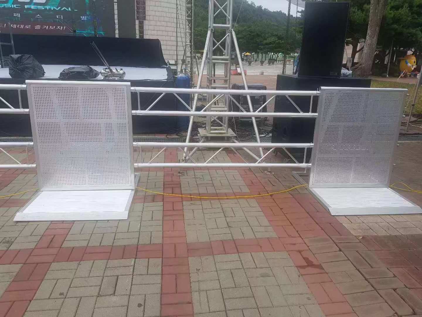 Aluminum Concert Barricade Crowd Control Events Barrier/Mojo Barrier