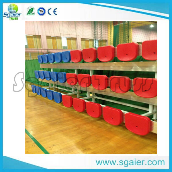 telescopic seating retractable gym bleachers indoor gym bleachers