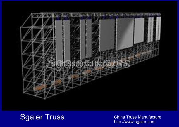 stage steel trusses with layher structure steel roof trusses and steel floor truss