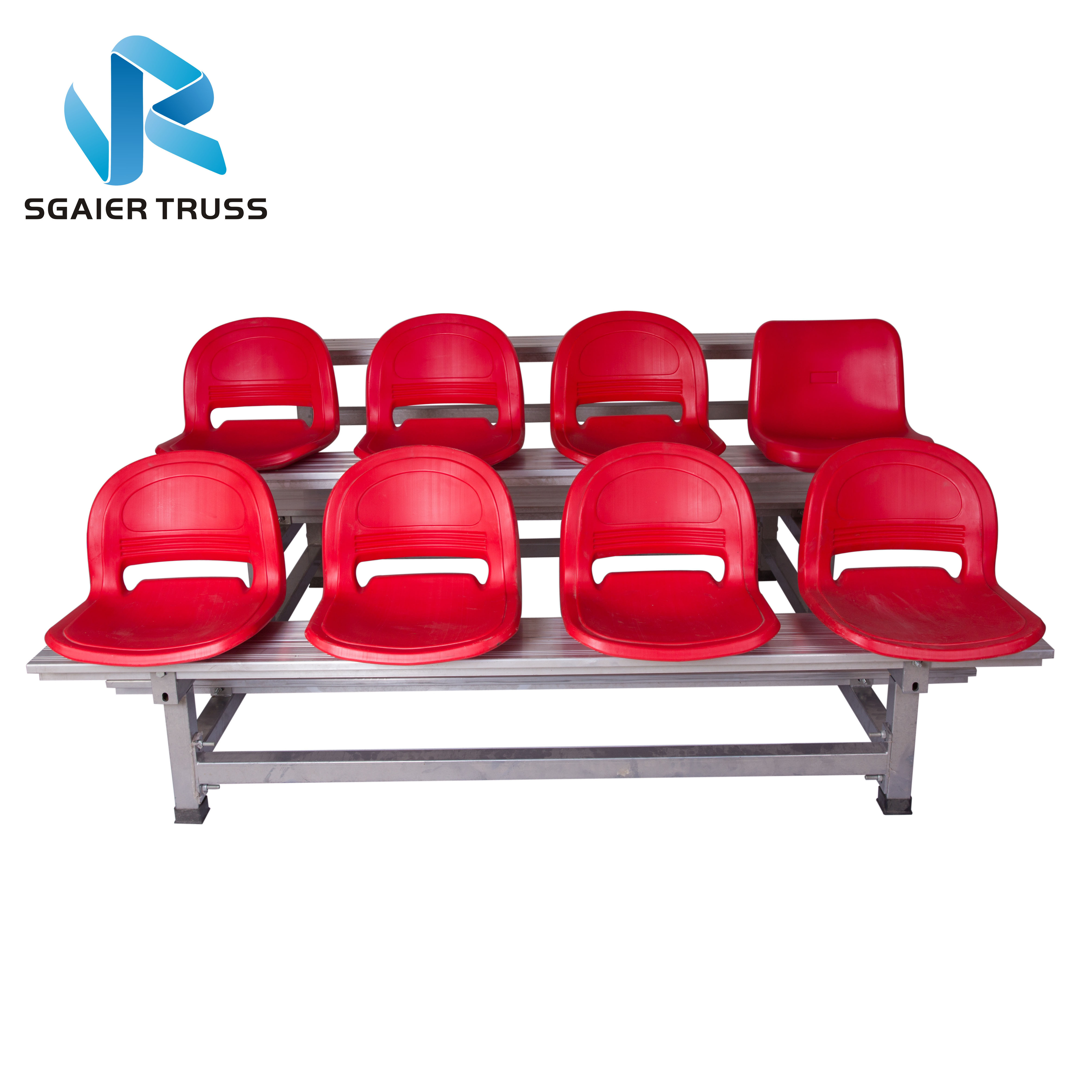 Outdoor temporary grandstand demountable bleachers stadium  tiers bleacher seat