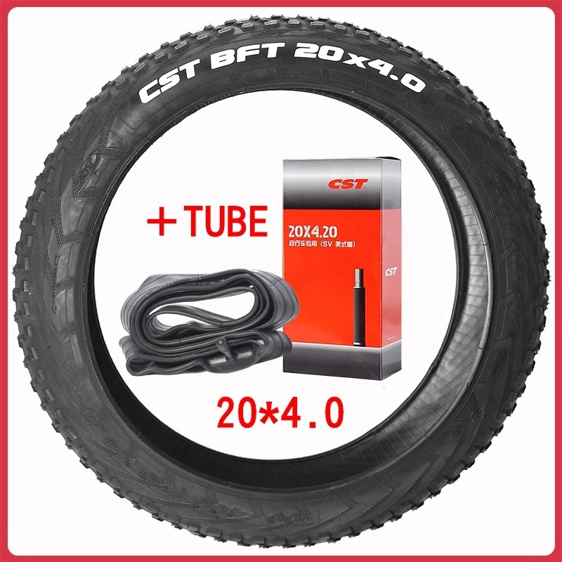 Factory wholesale Electric Folding bicycle 20 inch outer tyre with inner tube 20x4.0 bicycle tires for fiido M1 M21 T1 ebike