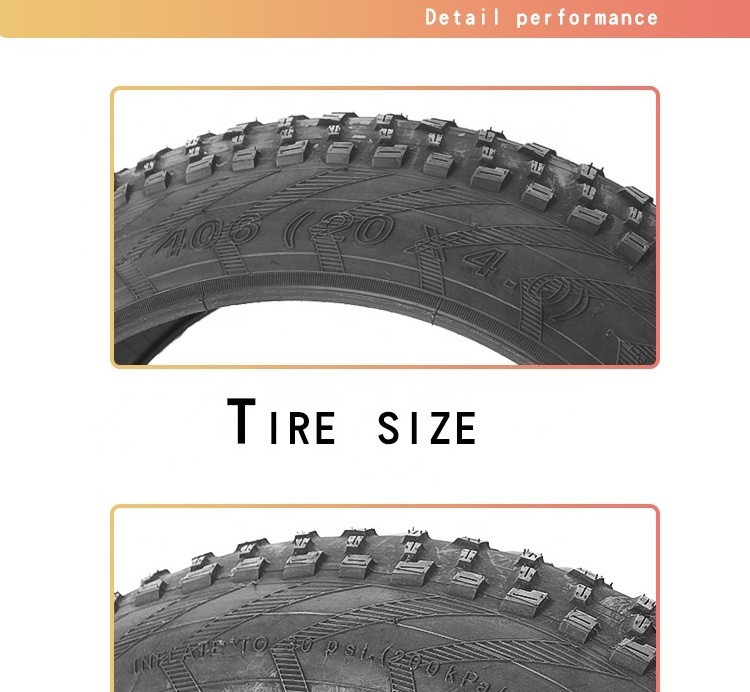 Factory wholesale Electric Folding bicycle 20 inch outer tyre with inner tube 20x4.0 bicycle tires for fiido M1 M21 T1 ebike