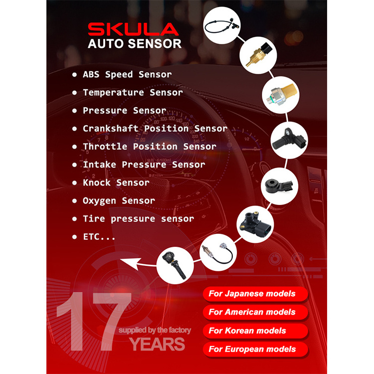 SKULA Auto Electrical System Crankshaft Camshaft Position Sensor Temperature Intake Tire Pressure Sensor ABS Knock Oxygen Sensor