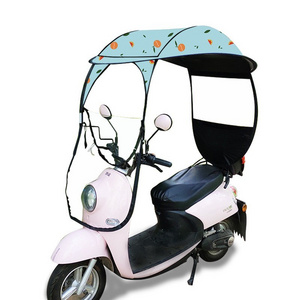 The motorcycle umbrella is detachable  convenient for the canopy and the canopy is thickened