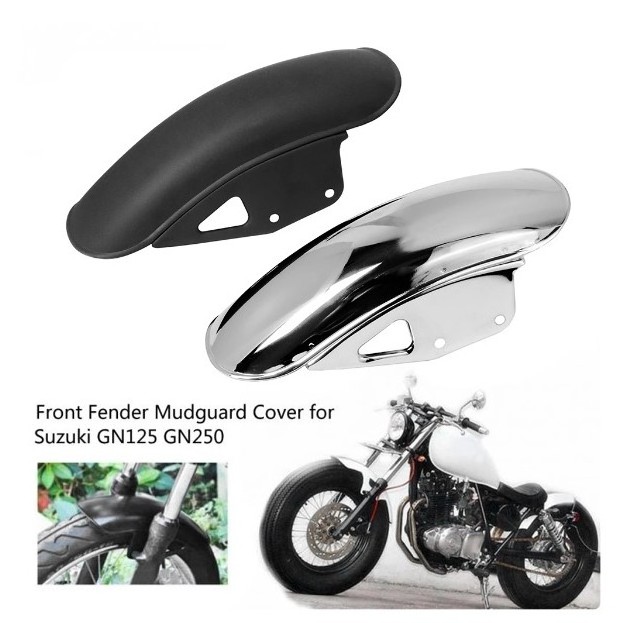 New Motorcycle Front Fender Mud Flap Guard Fairing Mudguard Fairing Mud Flaps Splash Guard Wheel Cover For Suzuki GN125 GN250