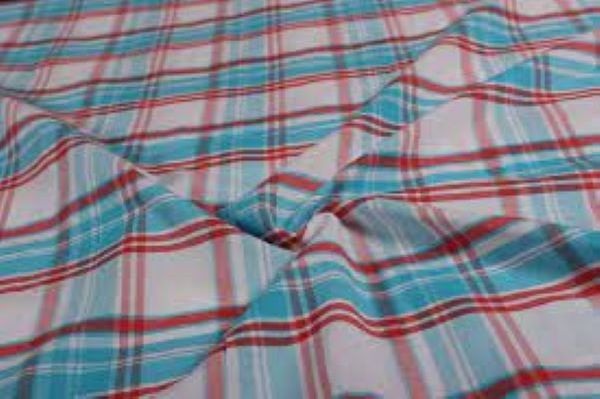 100% Organic Cotton Yarn Dyed Fabric With With Customized Design and Good Color Fastness Cotton Yarn Dyed Checks Fabrics Cloths