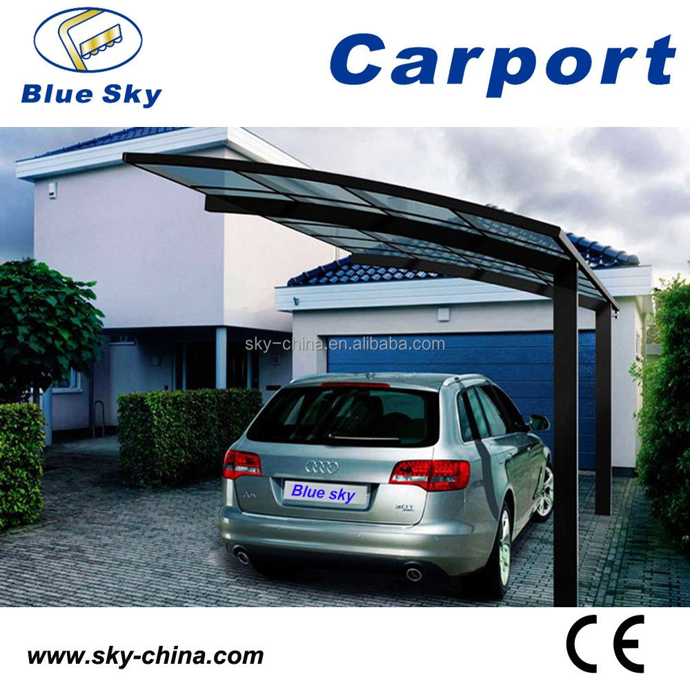 Hot sale aluminum modern carports for car parking shade