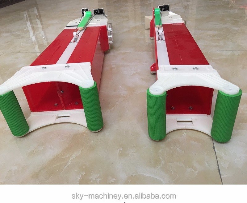 Portable double cylinder  small manual hand peanut planting corn seeder machine for sale