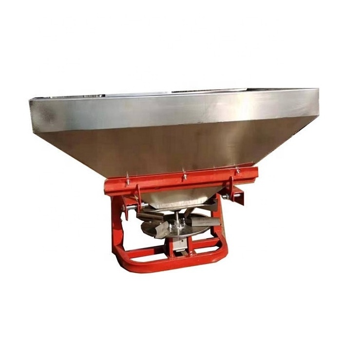 Hot PTO Mounted 600L Stainless Steel Fertilizer Sand Spreader For Sale