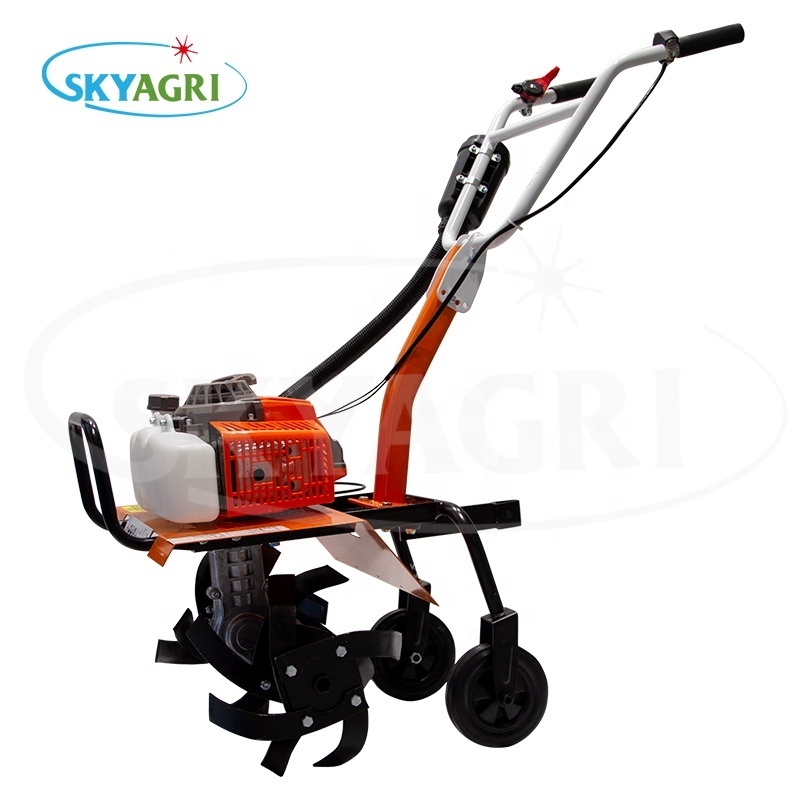 Skyagri Agricultural Machinery farm Hoe Mini Power Tiller Rotary Cultivator Weeder 168 170 178 190 gasoline 7HP 9HP New Design