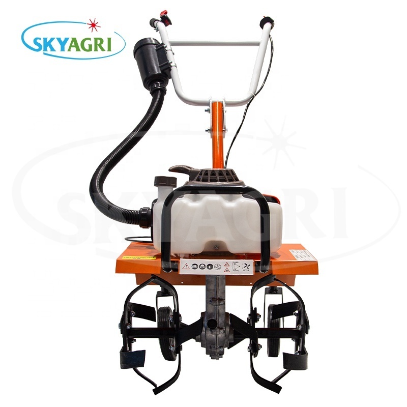 Skyagri Agricultural Machinery farm Hoe Mini Power Tiller Rotary Cultivator Weeder 168 170 178 190 gasoline 7HP 9HP New Design