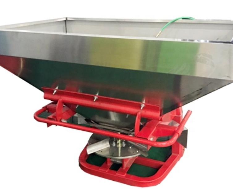 Hot PTO Mounted 600L Stainless Steel Fertilizer Sand Spreader For Sale