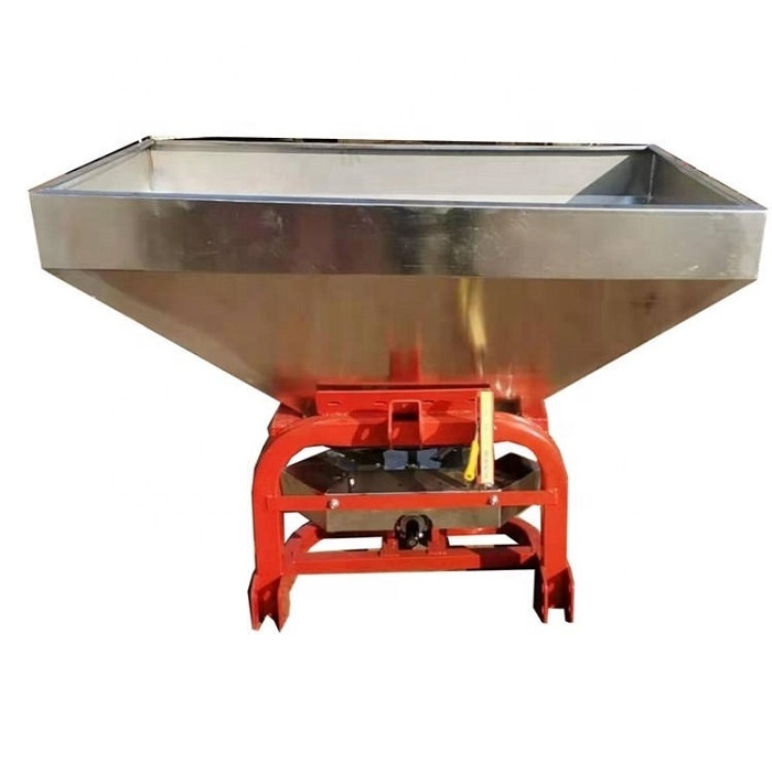 Hot PTO Mounted 600L Stainless Steel Fertilizer Sand Spreader For Sale