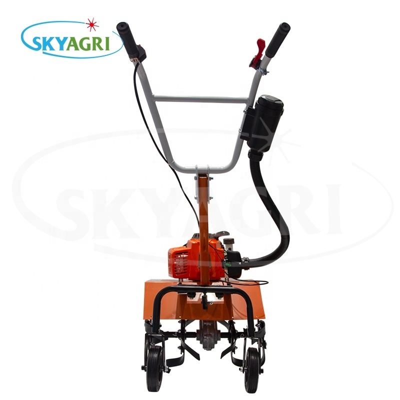 Skyagri Agricultural Machinery farm Hoe Mini Power Tiller Rotary Cultivator Weeder 168 170 178 190 gasoline 7HP 9HP New Design