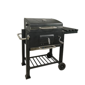 Courtyard Garden Outdoor Trolley braise Barbecues Smoked Family Large Charcoal BBQ Grill